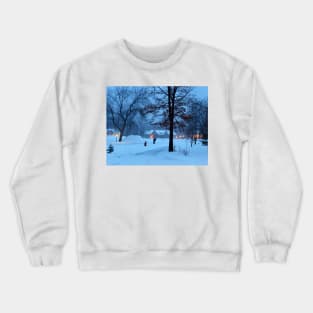 A winter evening. Crewneck Sweatshirt